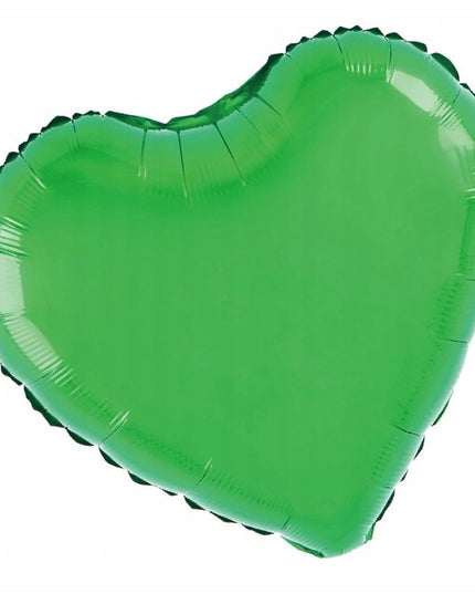 Balon din Folie Metalizata, Figurina Inimioara, Model Simplu, Tematica Iubire, 40 cm, Ambalaj Individual, Pai Inclus, Umflare cu Aer sau Heliu
