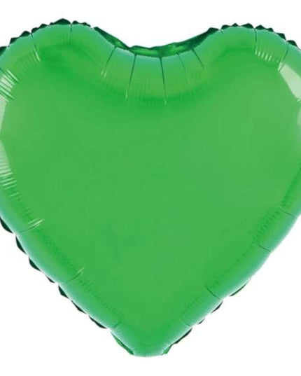 Balon din Folie Metalizata, Figurina Inimioara, Model Simplu, Tematica Iubire, 40 cm, Ambalaj Individual, Pai Inclus, Umflare cu Aer sau Heliu