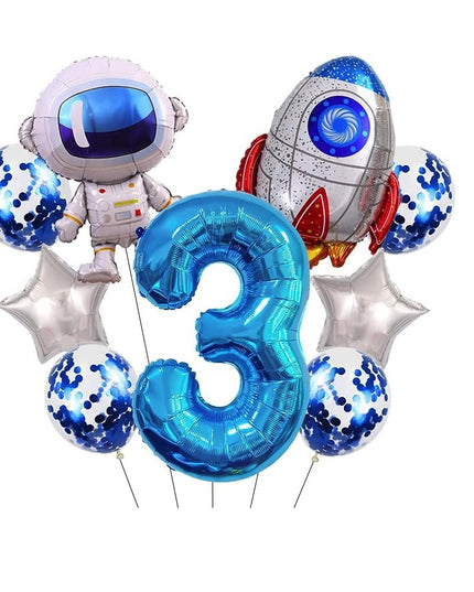 Balon din Folie Metalizata, Figurina Stea, Model Simplu, Tematica Aniversare,Ambalaj Individual, Pai Inclus, Umflare cu Aer sau Heliu