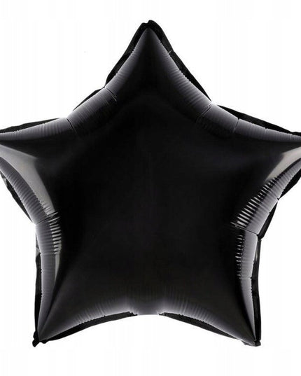 Balon din Folie Metalizata, Figurina Stea, Model Simplu, Tematica Aniversare,Ambalaj Individual, Pai Inclus, Umflare cu Aer sau Heliu