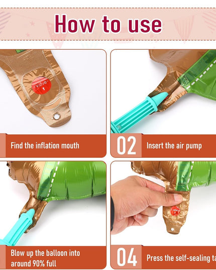 Balon din Folie Metalizata, Figurine Animalute, Model Ursulet cu Tort Aniversar,Ambalaj Individual, Pai Inclus, Umflare cu Aer sau Heliu