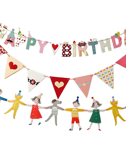 Banner Happy Birthday , Rola de Ata Inclusa, Tematica Candy