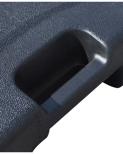 Baza umbrela din plastic, patrata, 22 litri, neagra