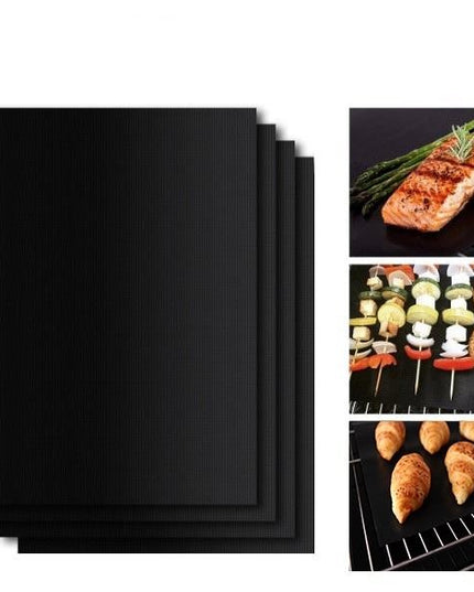 4 Folii Antiaderente din Teflon, Multifunctionale, Rezistente la Apa si Temperaturi Ridicate, pentru Gratar, Cuptor, BBQ Grill