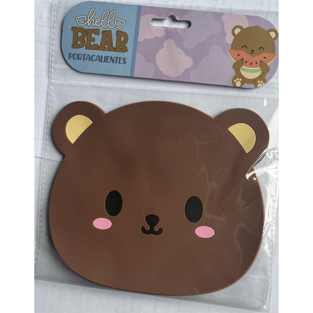 Suport pentru Pahar, Model Urs, din PVC,Rezistent la Caldura