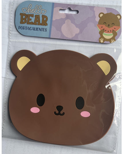 Suport pentru Pahar, Model Urs, din PVC,Rezistent la Caldura