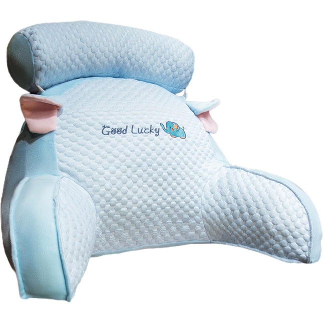 Perna Multifunctionala, Spatar pentru Pat, Protectie Lombara, Marime Medie,din Plus, Model Elefant