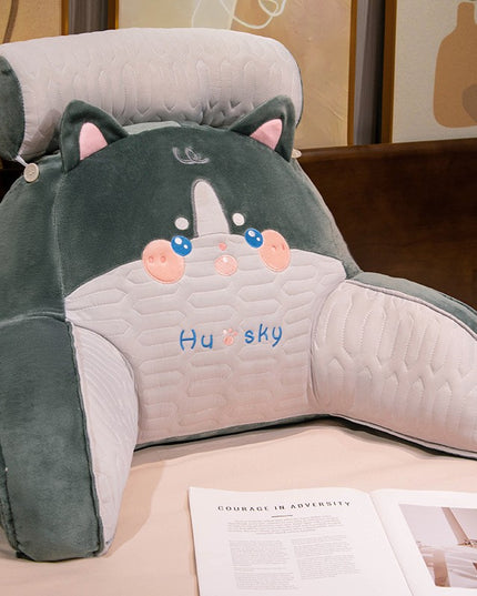 Perna Multifunctionala, Spatar pentru Pat, Protectie Lombara, Marime Medie,din Latex, Model Catel