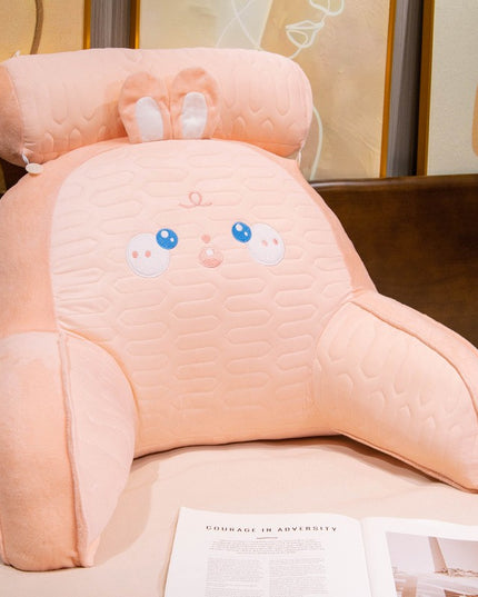 Perna Multifunctionala, Spatar pentru Pat, Protectie Lombara, Marime Medie,din Latex, Model Iepuras