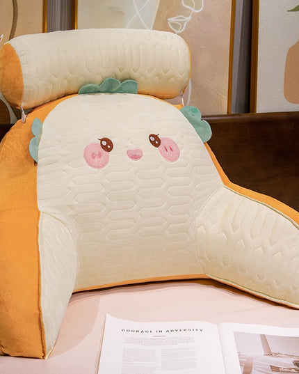 Perna Multifunctionala, Spatar pentru Pat, Protectie Lombara, Marime Medie,din Latex, Model Burger