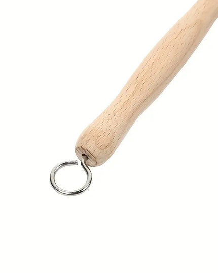 Perie de Curatat Vase si Alimente, din Lemn de Fag cu Coada,Perie din Sisal