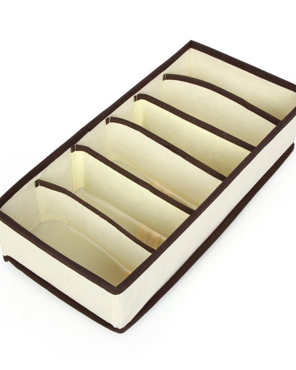 De Depozitare, Pentru Lenjerie, Sosete Si Sutiene, Material Textil, 6 Compartimente,Culoare