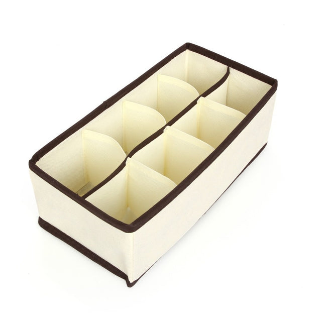 De Depozitare, Pentru Lenjerie, Sosete Si Sutiene, Material Textil, 8 Compartimente,Culoare