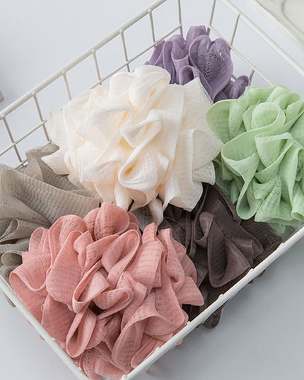 Prosop de Baie, 2in1, cu Burete din Plasa