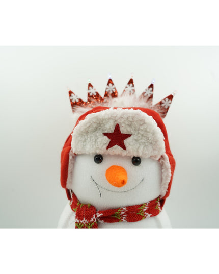 Bentita/cerc de Craciun, culoare rosie, marime standard