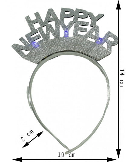 Bentita/cerc Happy Newyear, culoare