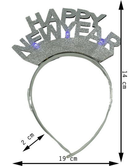 Bentita/cerc Happy Newyear, culoare