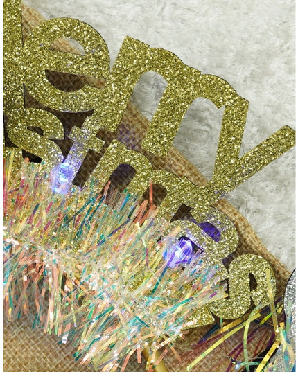 Bentita/cerc Mery Cristmas, culoare