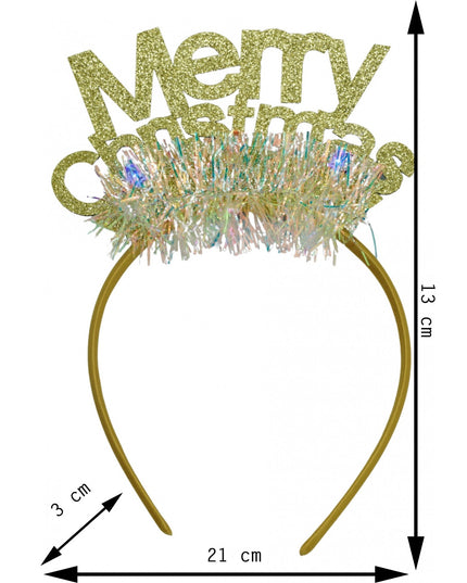 Bentita/cerc Mery Cristmas, culoare