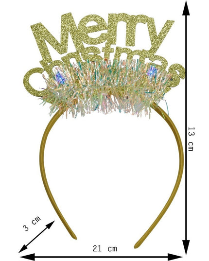 Bentita/cerc Mery Cristmas, culoare