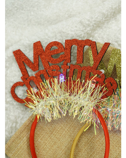 Bentita/cerc Mery Cristmas, culoare