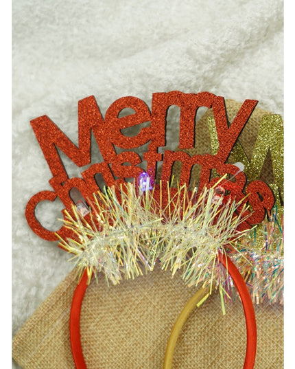 Bentita/cerc Mery Cristmas, culoare