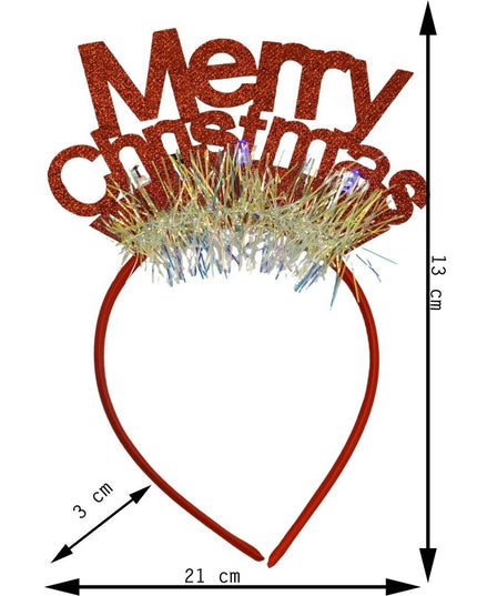 Bentita/cerc Mery Cristmas, culoare