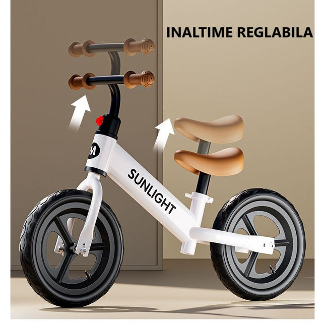 Bicicleta de Echilibru, Pentru Copii, Fara Pedale, Cu Doua Roti, 2-6 Ani, Inaltime Reglabila