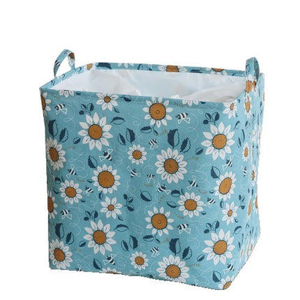 Cos depozitare, Capac cu Snur, 175 L, Confectionat din Bumbac si un Strat Impermeabil