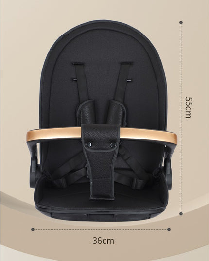 Carucior Sport 3in1, 6-36 Luni, Reversibil, Pliabil, Tavita pentru Masa, Pozitie de Somn, Centura de Siguranta, Roti 360, Suport Pahar, Copertina pentru Soare