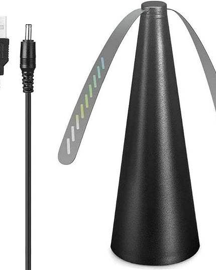 Ventilator Exterior, Repelent pentru Muste/Tantari, Cablu USB, Slot Baterii