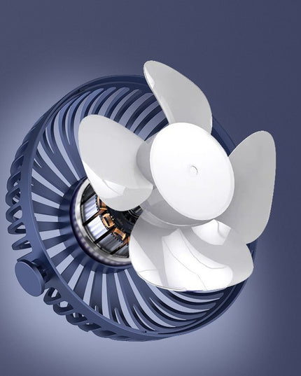 Mini ventilator pentru birou cu usb, rotire 360 grade, 3 viteze