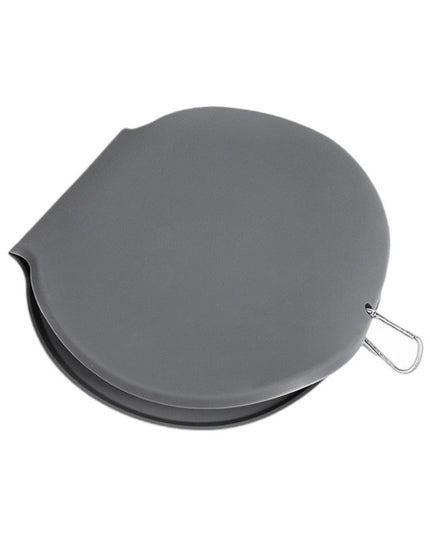 Bol Dublu pentru Animalul de Companie, din Silicon, Pliabil, Inaltime Reglabila, Antialunecare