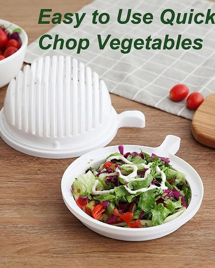 Bol Feliator pentru Salata, Castron Multifunctional pentru Legume si Fructe, pentru Spalat si Taiat Legumele, cu Scurgere si Tocator, Ergonomic, Protectie pentru Maini