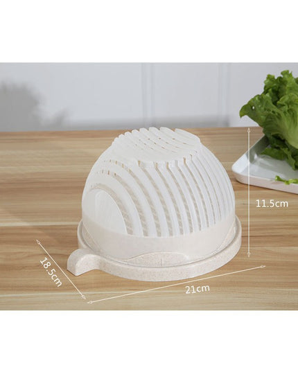 Bol Feliator pentru Salata, Castron Multifunctional pentru Legume si Fructe, pentru Spalat si Taiat Legumele, cu Scurgere si Tocator, Ergonomic, Protectie pentru Maini