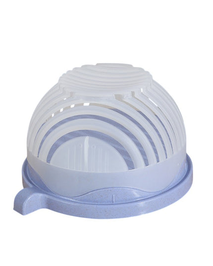 Bol Feliator pentru Salata, Castron Multifunctional pentru Legume si Fructe, pentru Spalat si Taiat Legumele, cu Scurgere si Tocator, Ergonomic, Protectie pentru Maini