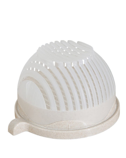 Bol Feliator pentru Salata, Castron Multifunctional pentru Legume si Fructe, pentru Spalat si Taiat Legumele, cu Scurgere si Tocator, Ergonomic, Protectie pentru Maini