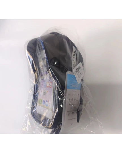 Borseta bicicleta impermeabila cu husa pentru telefon montare pe ghidon, compatibila cu telefoane de pana la 16 cm, spatiu depozitare, 18.5x9.5 cm
