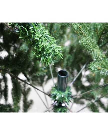 Brad artificial de Craciun, clasic bogat, pentru interior/exterior, inaltime , 390 ramuri bogate