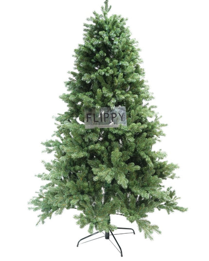 Brad artificial de Craciun, clasic bogat, pentru interior/exterior, inaltime , 390 ramuri bogate