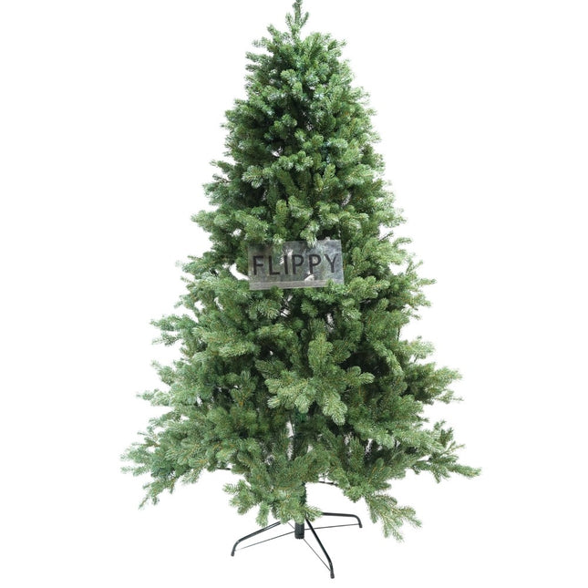 Brad artificial de Craciun, clasic bogat, pentru interior/exterior, inaltime , 390 ramuri bogate