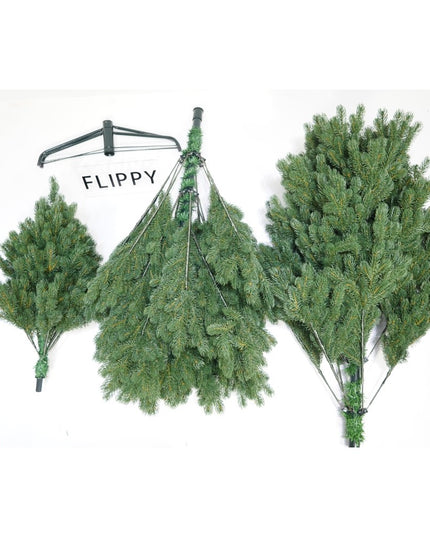 Brad artificial de Craciun, clasic bogat, inaltime , 586 ramuri