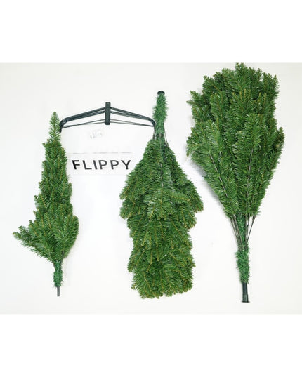 Brad artificial de Craciun, clasic, pentru interior/exterior, inaltime , diametru , 663 ramuri