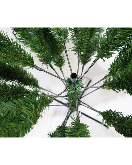 Brad artificial de Craciun, clasic, pentru interior/exterior, inaltime , diametru , 957 ramuri