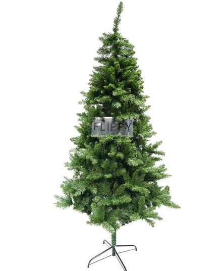 Brad artificial de Craciun, clasic, pentru interior/exterior, inaltime , diametru , 957 ramuri