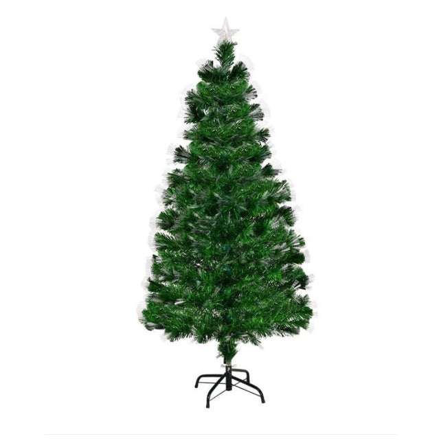 Brad Artificial Luminos de Craciun, inaltime , Ramuri cu Fibra Optica