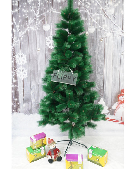 Brad artificial de Craciun tip pin, inaltime , diametru , 350 ramuri cu ace 3D