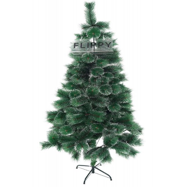 Brad artificial de Craciun tip pin inzapezit, inaltime , diametru , 260 ramuri cu ace 3D