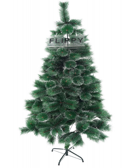 Brad artificial de Craciun tip pin inzapezit, inaltime , diametru , 350 ramuri cu ace 3D