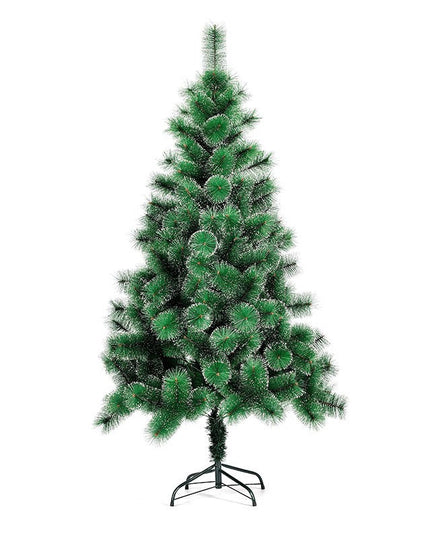 Brad artificial de Craciun tip pin nins, pentru interior/exterior, inaltime 210 cm,suport metalic inclus